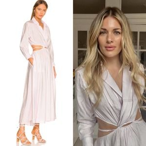 Young Fabulous & Broke Cut Out Maxi Dress Violet